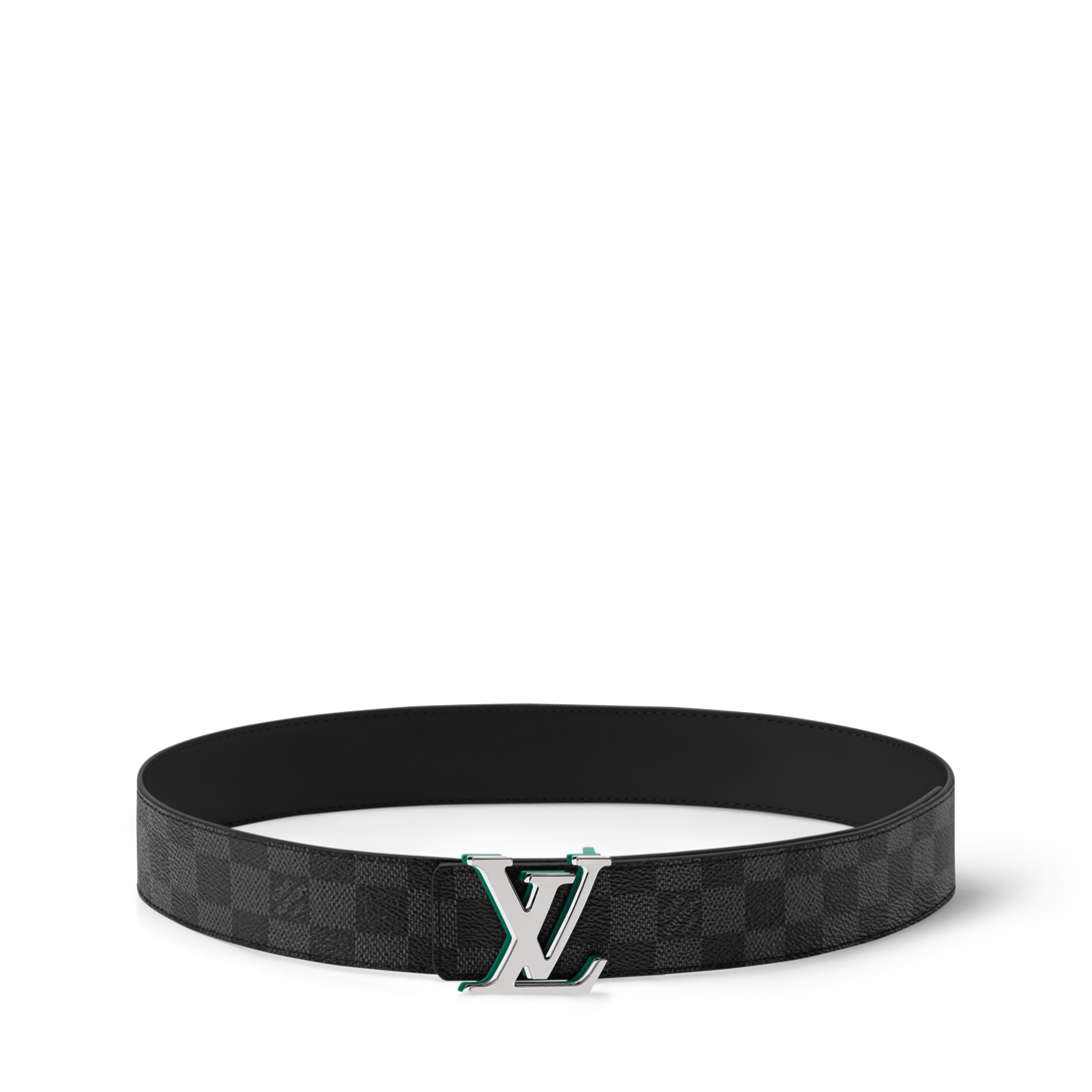 LV Optic Damier Graphite 40mm Reversible Belt - Accessories M4605U